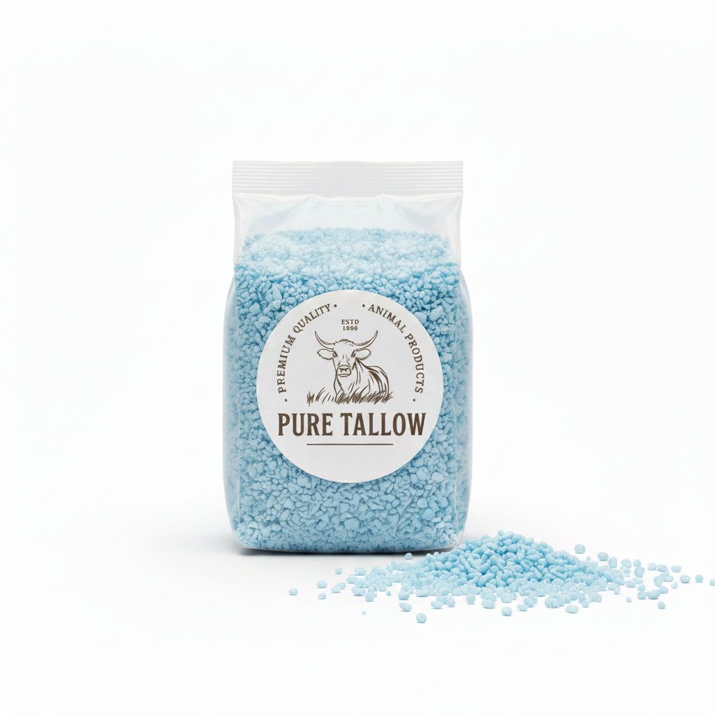 Pure Tallow Soap Flakes Angled View