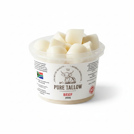 1L Beef Tallow 250g - Front & Side Label