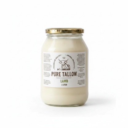 1L Beef Tallow Consol Glass – Square