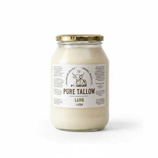 1L Beef Tallow Consol Glass – Square