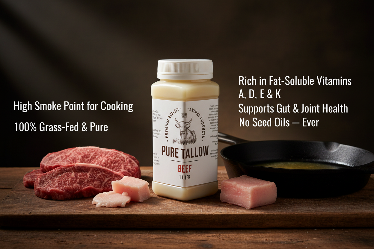 1L Beef Tallow Plastic Bottle Benefits