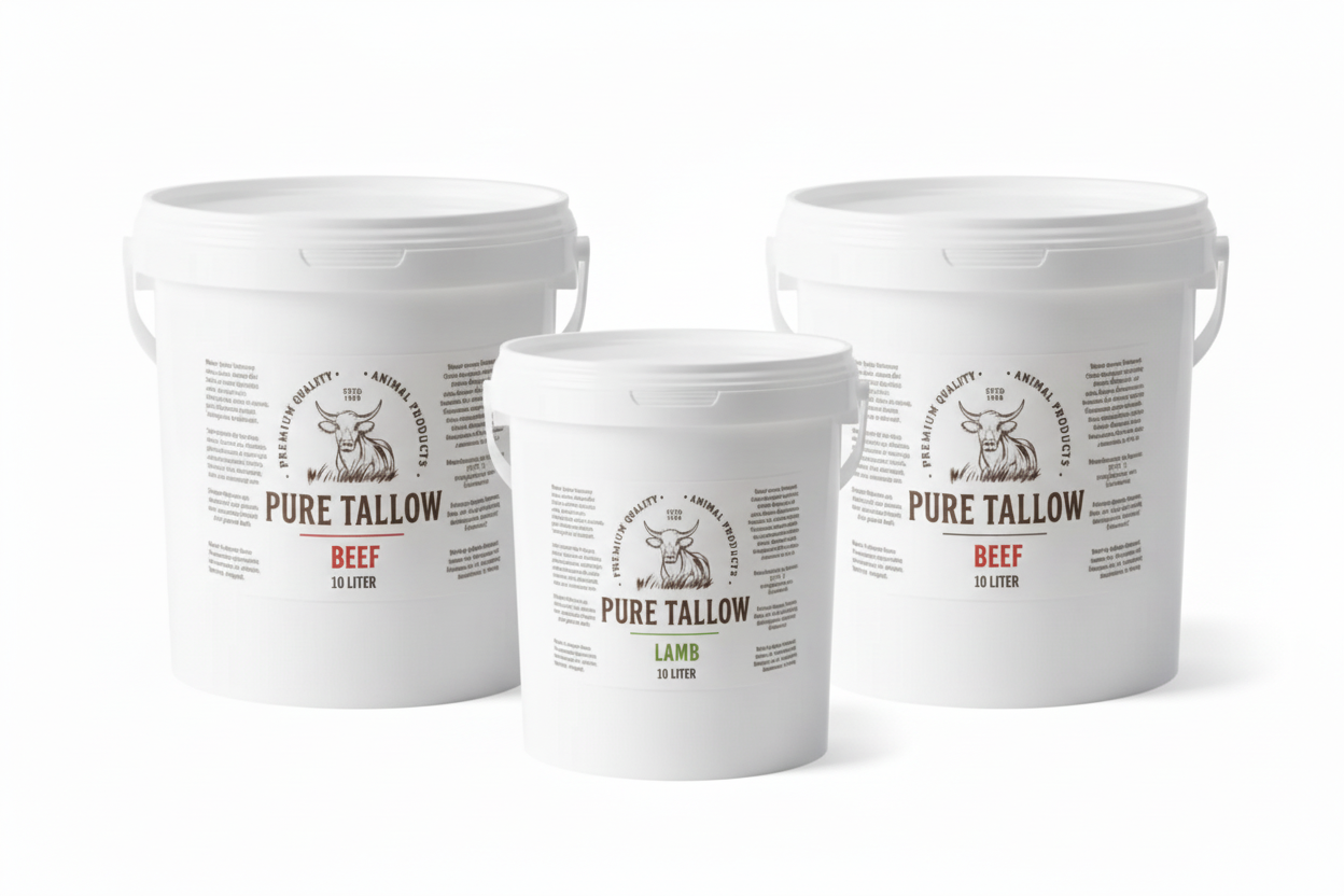 2 Beef + 1 Lamb Tallow Buckets