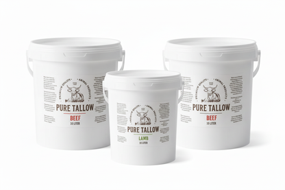 2 Beef + 1 Lamb Tallow Buckets