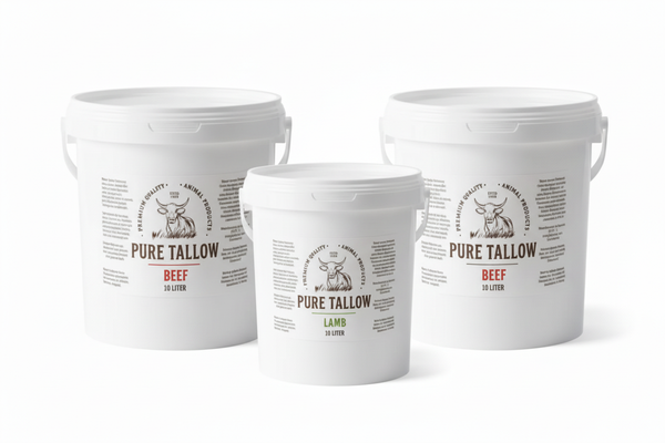 2 Beef + 1 Lamb Tallow Buckets