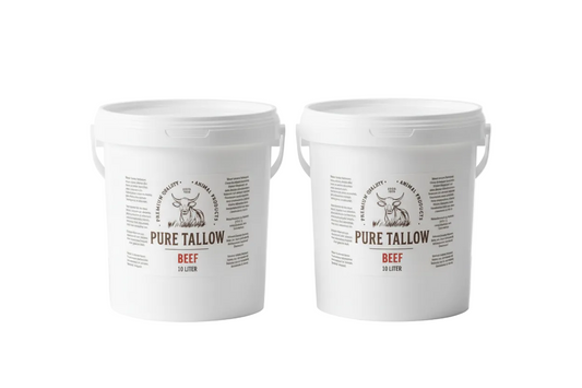 2 x 10L Beef Tallow Buckets
