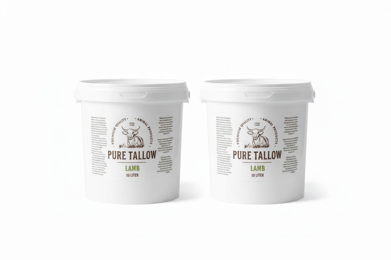 2 x 10L Lamb Tallow Buckets