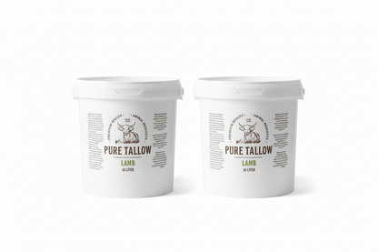 2 x 10L Lamb Tallow Buckets