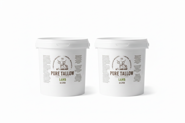 2 x 10L Lamb Tallow Buckets