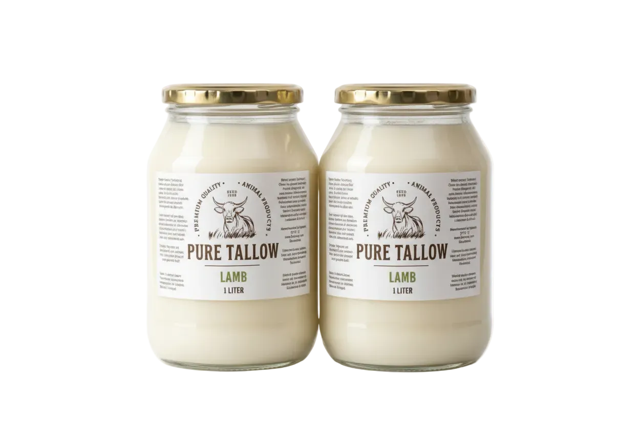 2 x 1L Lamb Tallow bottles