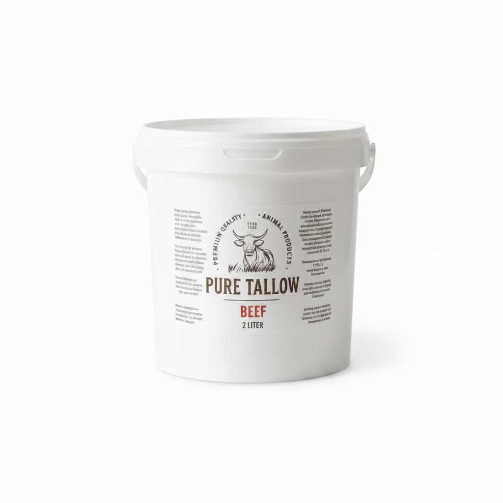 2L Beef Tallow Bucket – Square
