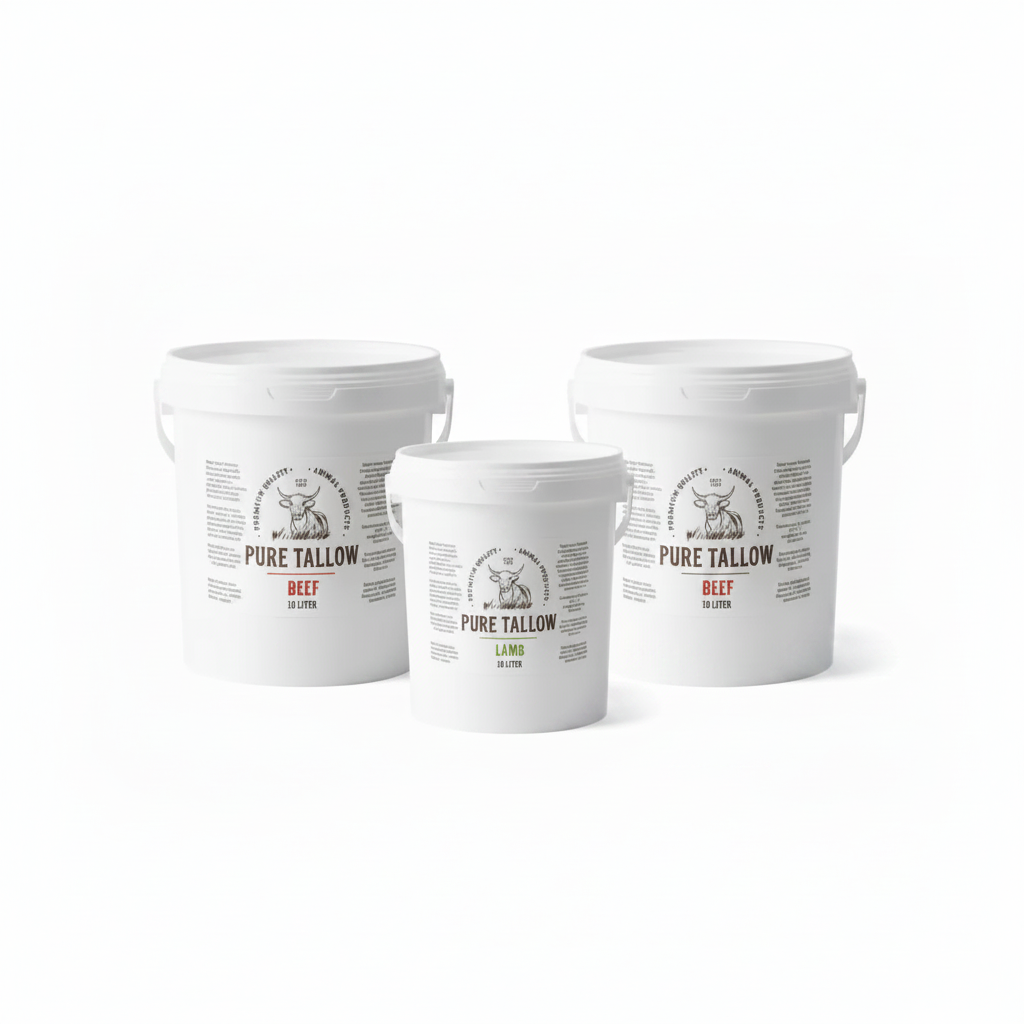 2x10L Beef & 1x10L Lamb Tallow – Square