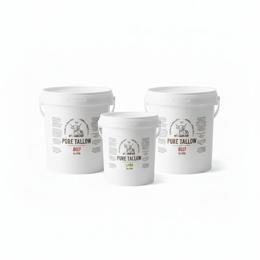 2x10L Beef & 1x10L Lamb Tallow – Square