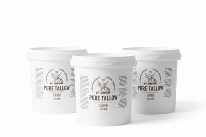 3 x 10L Lamb Tallow Buckets