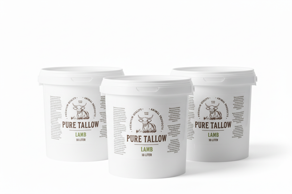 3 x 10L Lamb Tallow Buckets