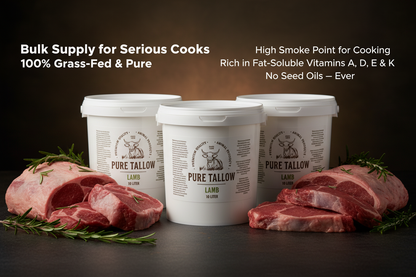 3 x 10L Lamb Tallow Bulk Benefits