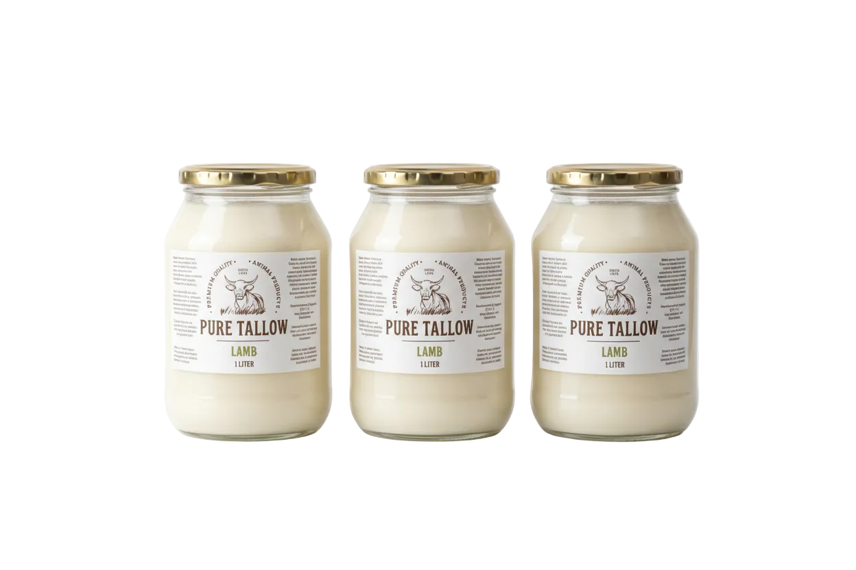 3 x 1L Lamb Tallow bottles