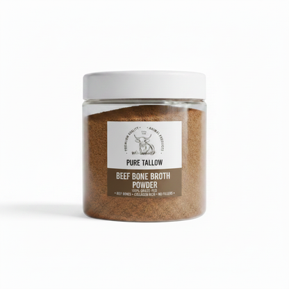 Beef Bone Broth Powder - Full Label