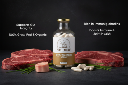 Beef Colostrum Glass Benefits