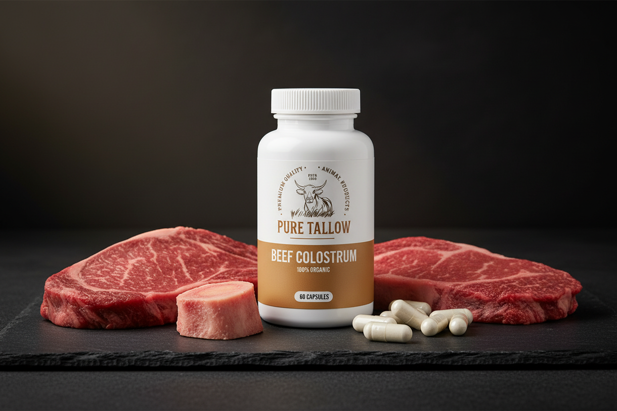 Beef Colostrum Side Angle