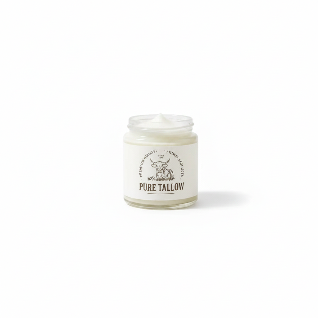 Beef Tallow Balm Fragrance-Free – Square