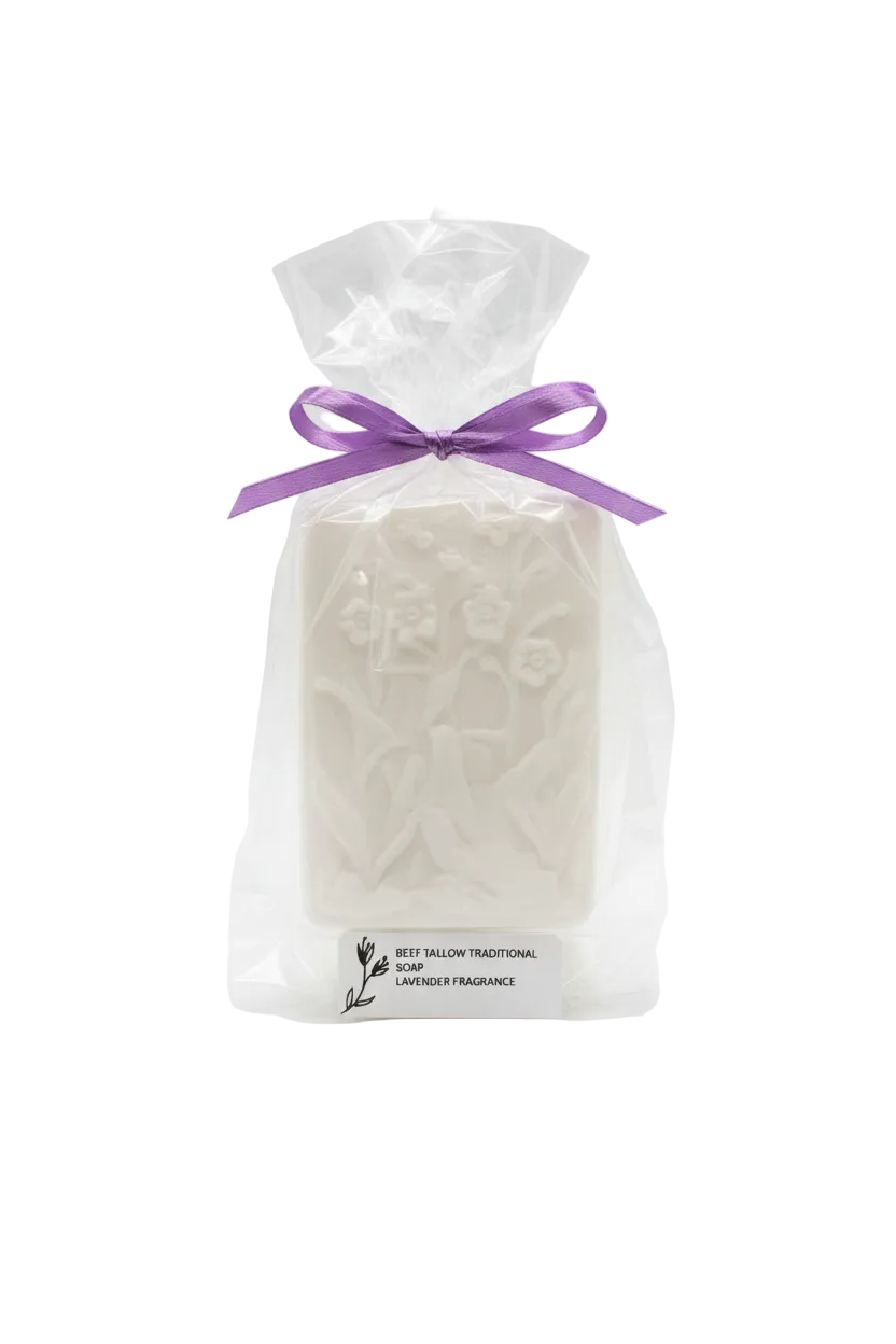Beef Tallow Lavender Soap - Enhanced