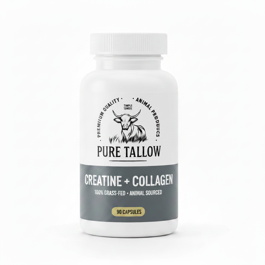 Creatine + Collagen - With 100% Slogan