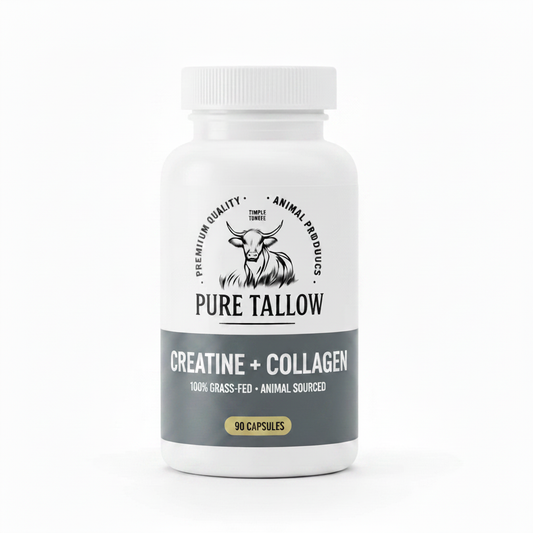 Creatine + Collagen - With 100% Slogan