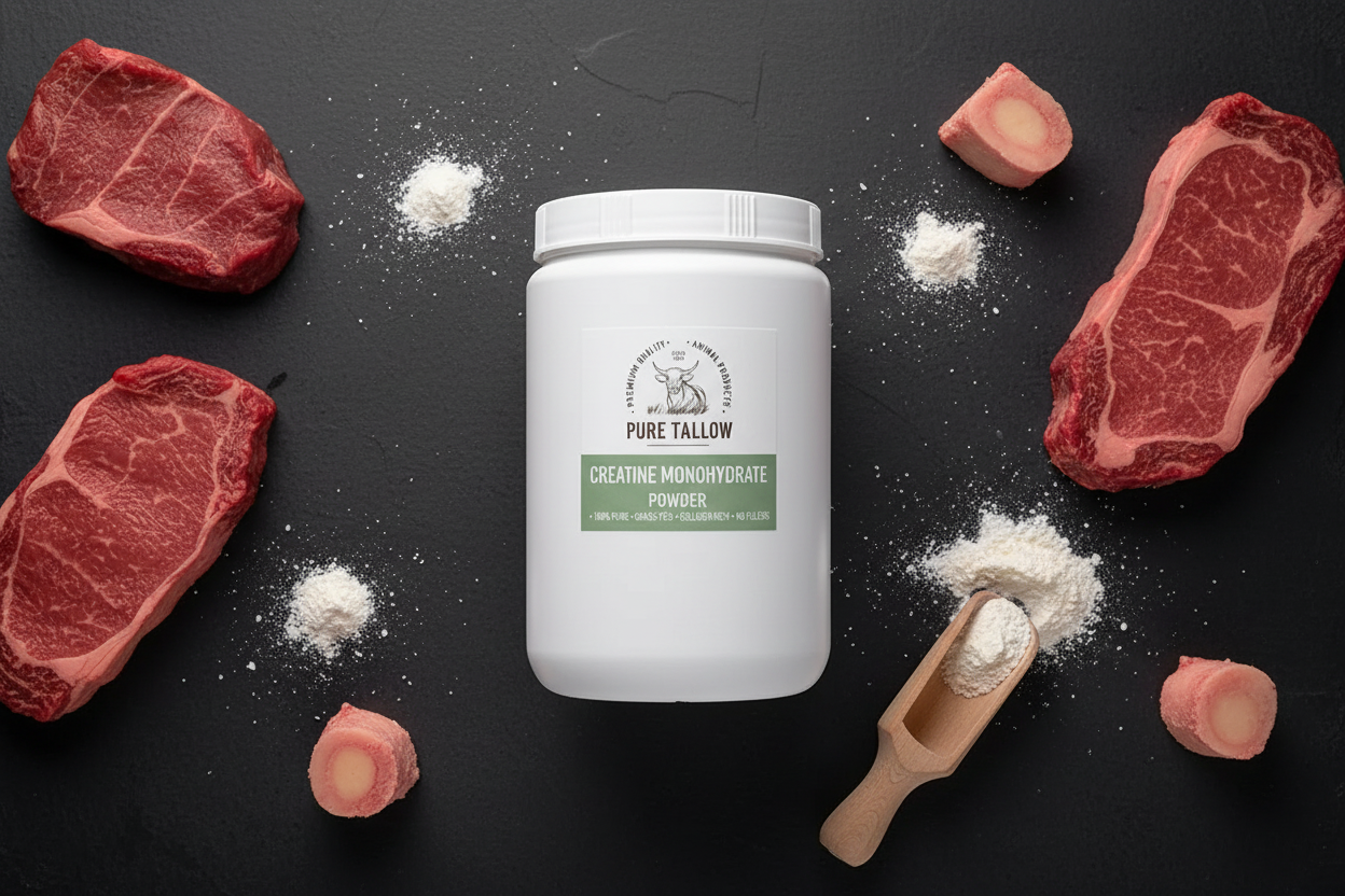 Creatine Tub Flat Lay