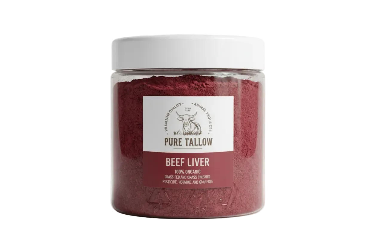 Enhanced Pure Tallow Beef Liver Product Photo