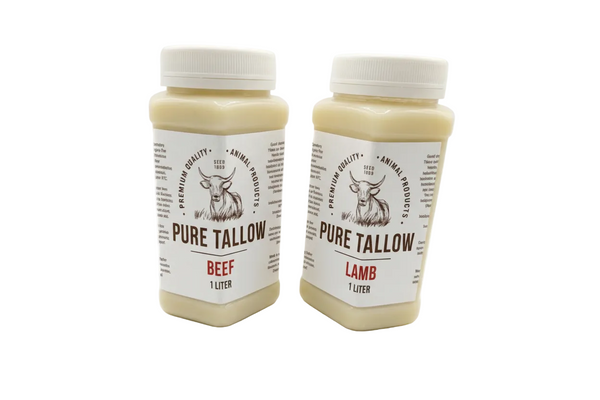 Enhanced Pure Tallow jars with 1L sizing