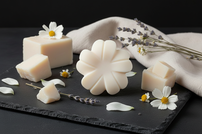 Flower Soap Side Angle No Logo