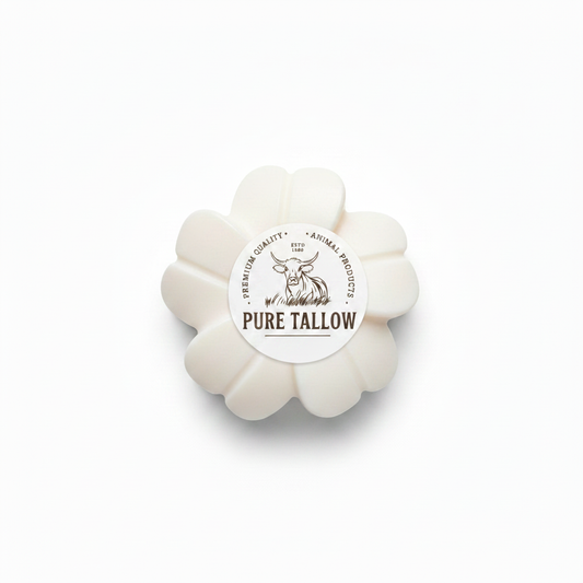 Flower Tallow Bar – Round Logo Sticker