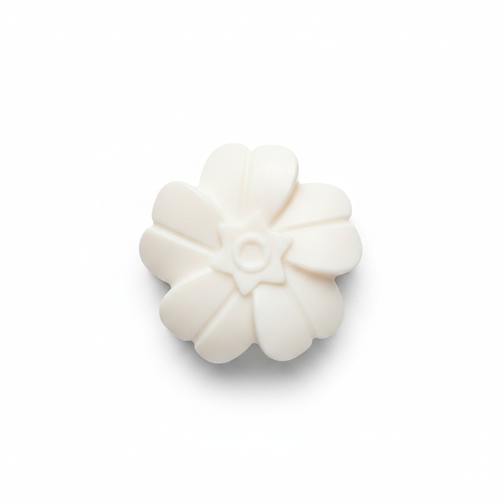 Flower Tallow Bar – White Background