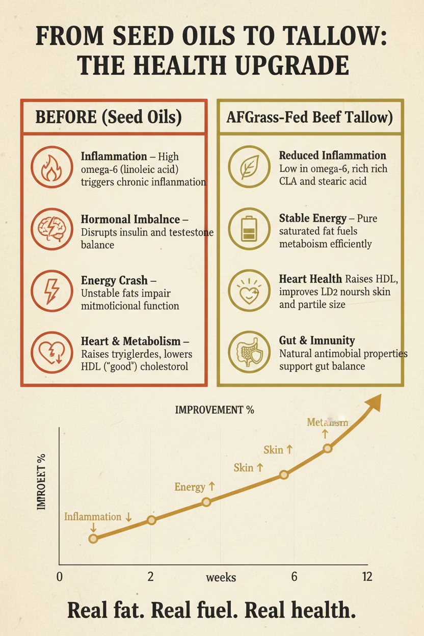 From Seed Oils to Tallow: The Health Upgrade