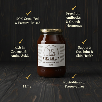 Grass-Fed Beef Bone Broth Benefits - Dark Woody Style