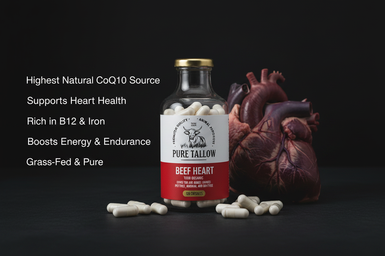 Grass-Fed Beef Heart Benefits