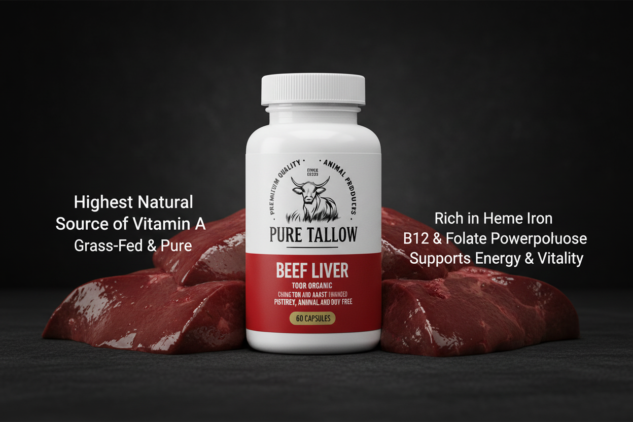 Grass-Fed Beef Liver 60 Capsules Benefits