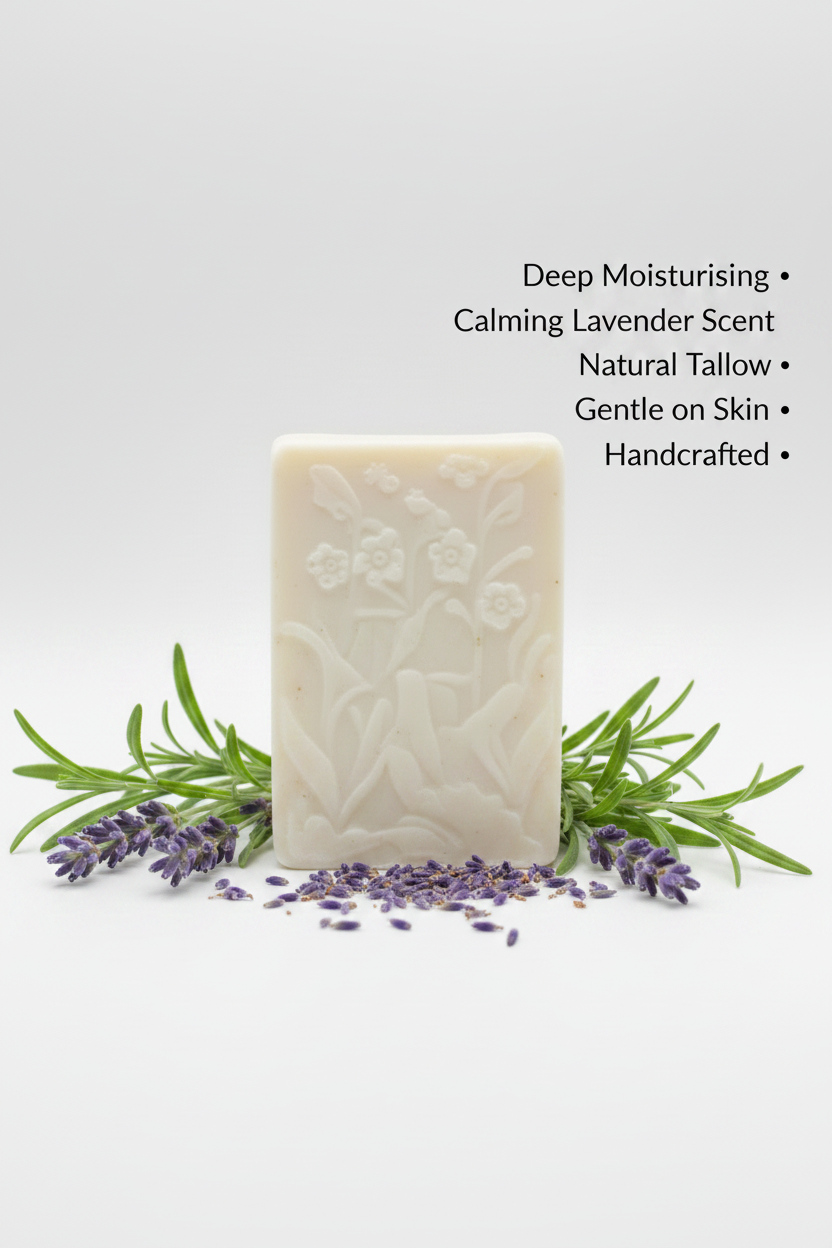 Lavender Tallow Soap with Benefits
