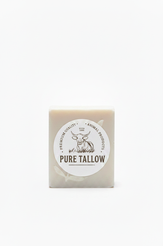 Lavender Tallow Soap with Pure Tallow Label