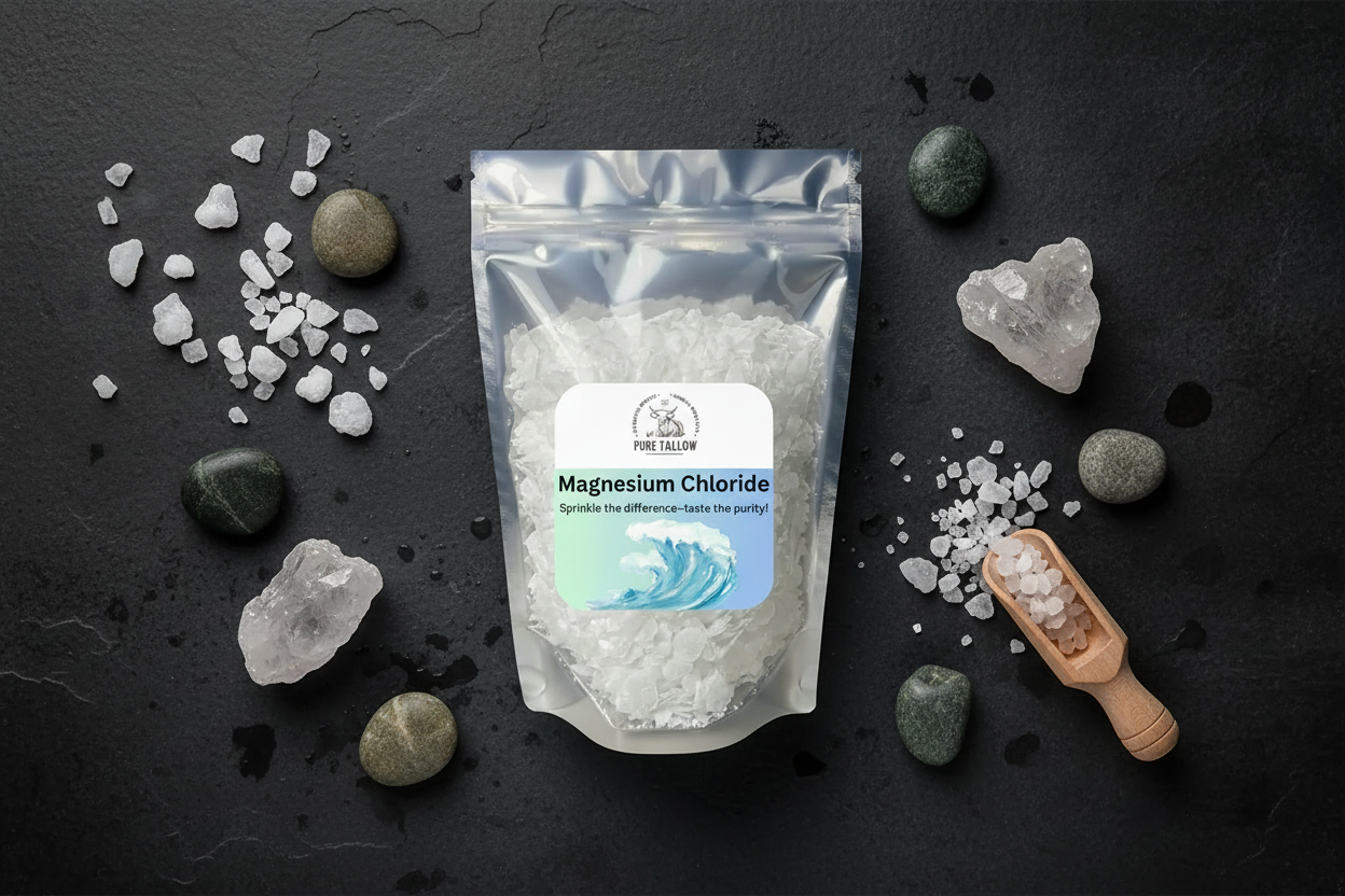 Magnesium Chloride Flat Lay