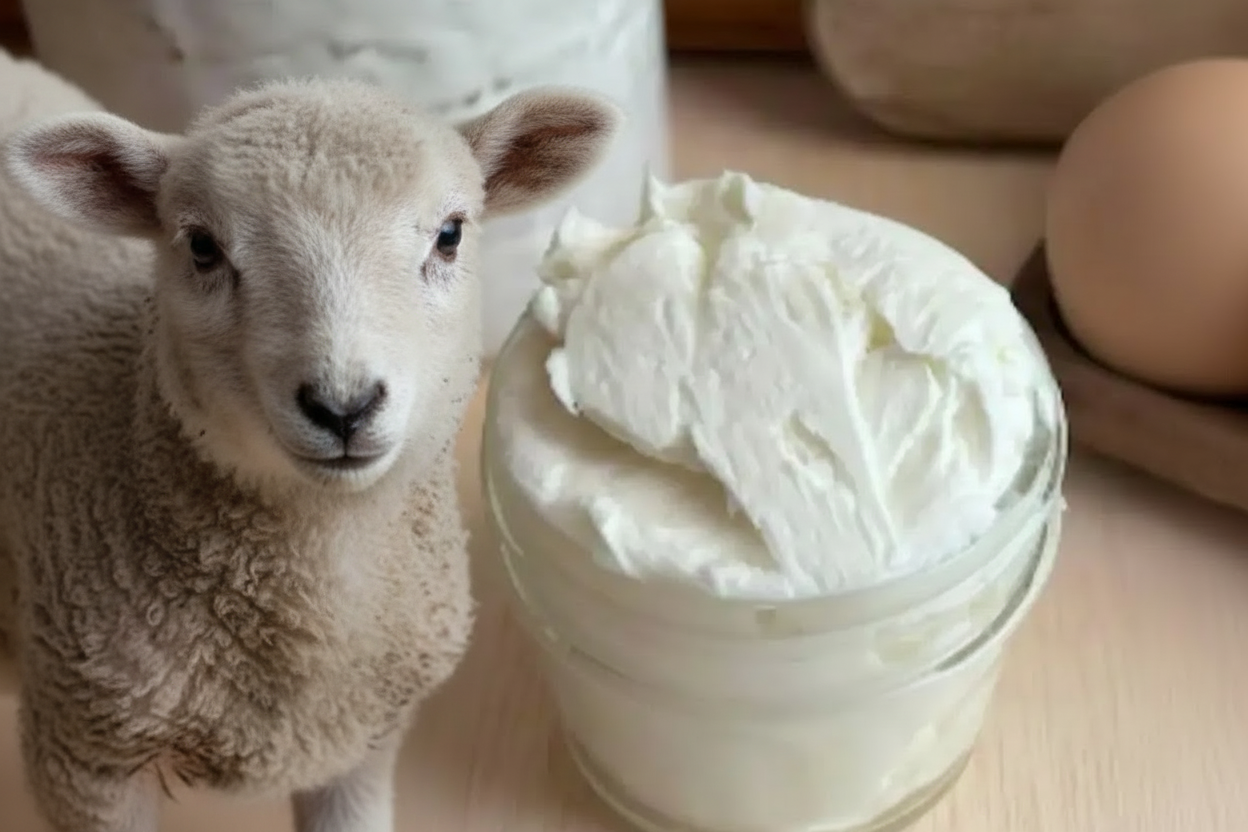 Older lamb with tallow product