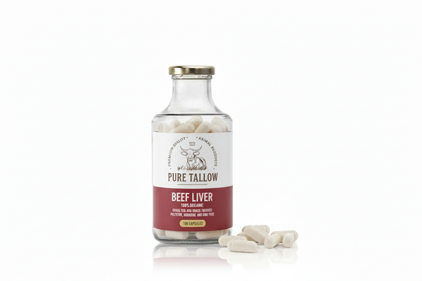 Pure Tallow Beef Liver 180 Capsules