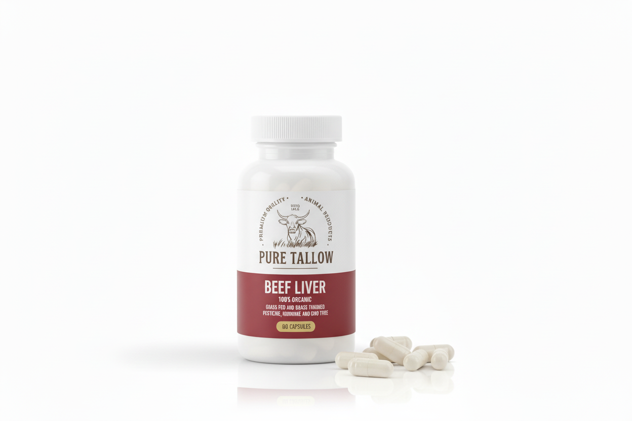Pure Tallow Beef Liver 60 Capsules