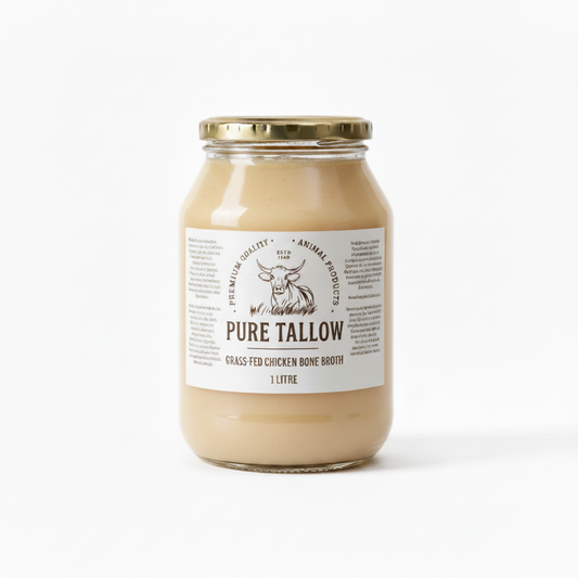 Pure Tallow Chicken Bone Broth – Creamy Colour