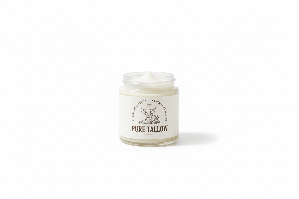 Pure Tallow Clean White Background