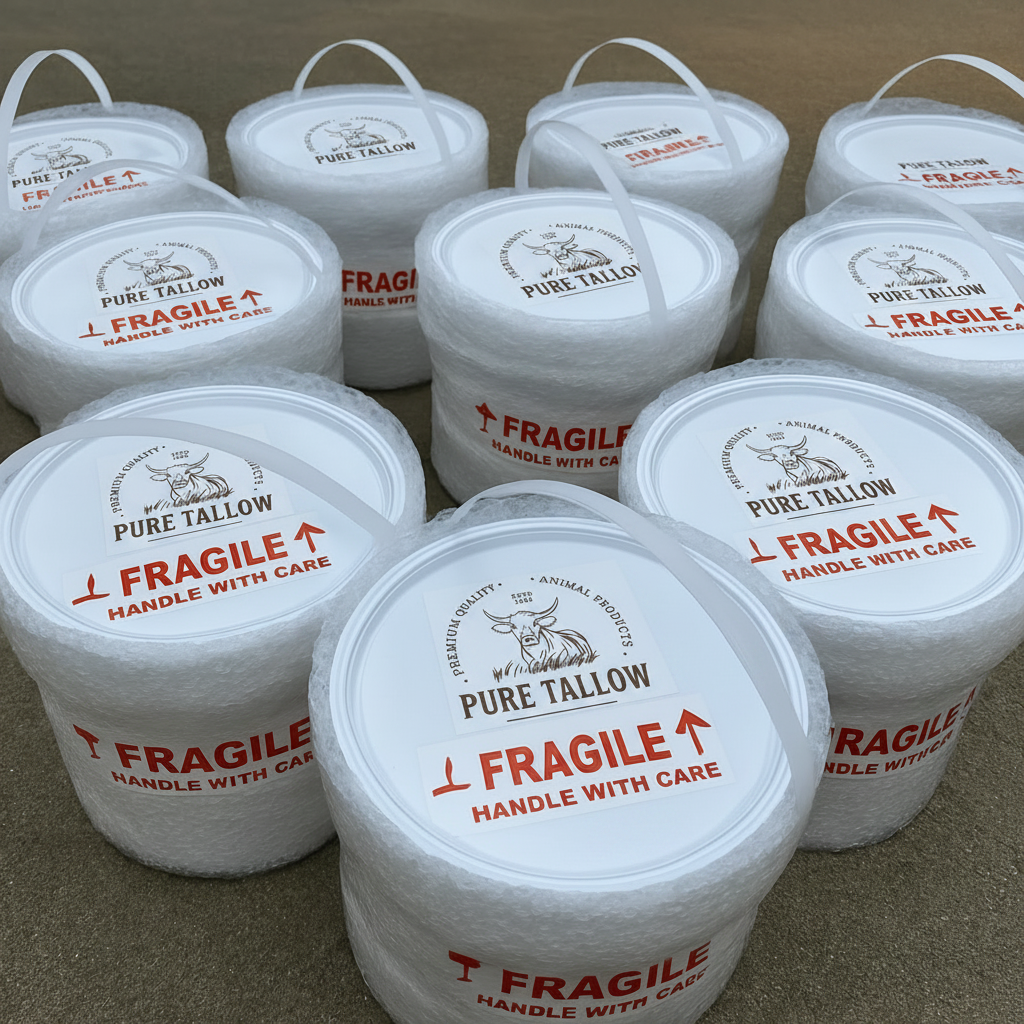 Pure Tallow Facebook Ad with Logo