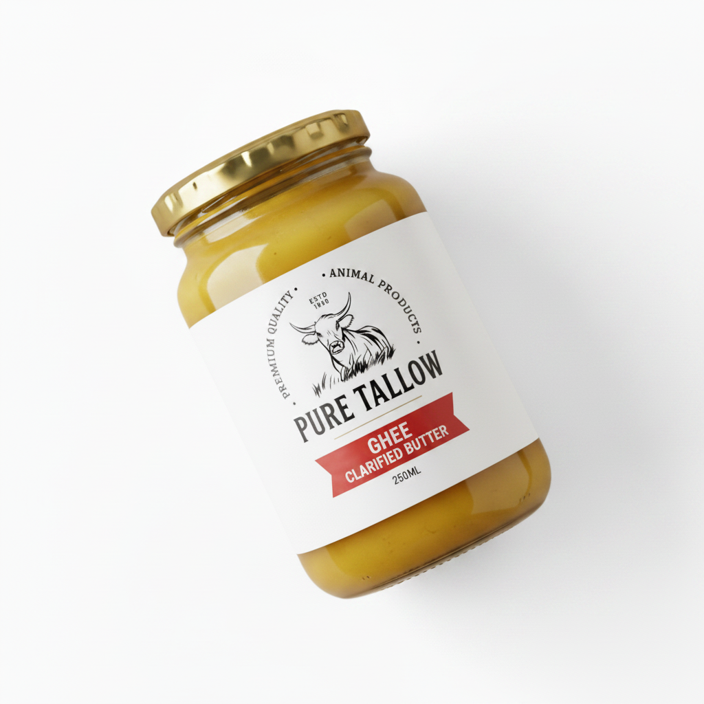 Pure Tallow Ghee Top-Down Angle