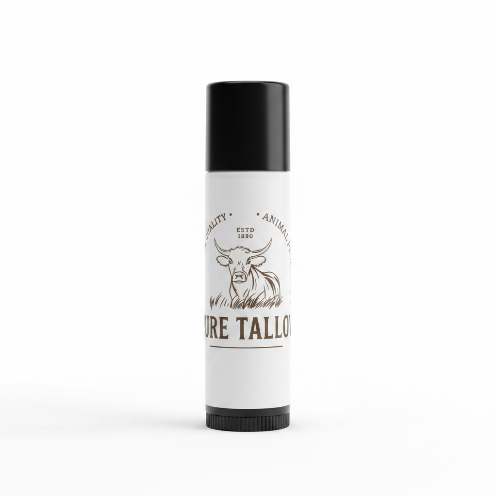 Pure Tallow Lip Balm Clean Product Shot