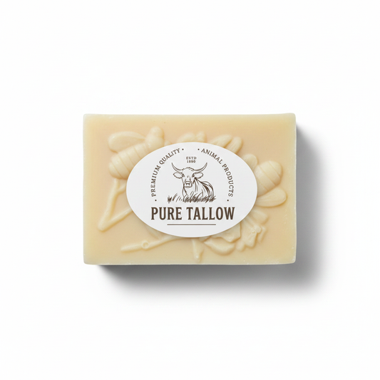 Pure Tallow Orange & Mint Body Soap with Label