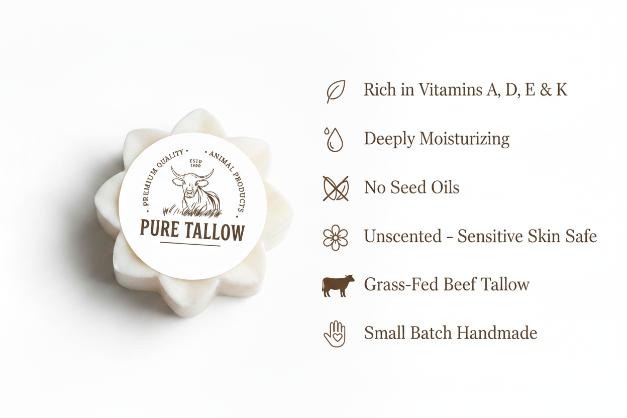 Pure Tallow Soap – Benefits Image